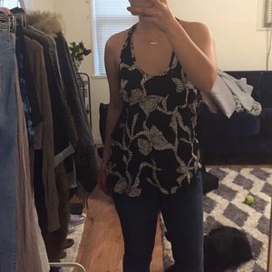 Love Culture bow patterned tank